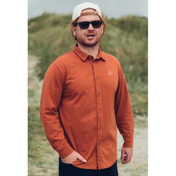Burnt Orange Tee Style Shirt
